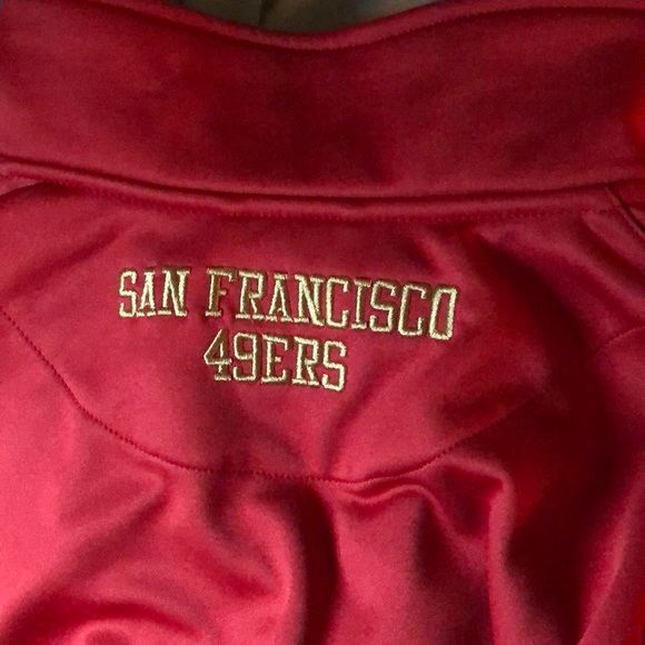 Official NFL 49ers Quarter Zip Sweater - Picture 4 of 7